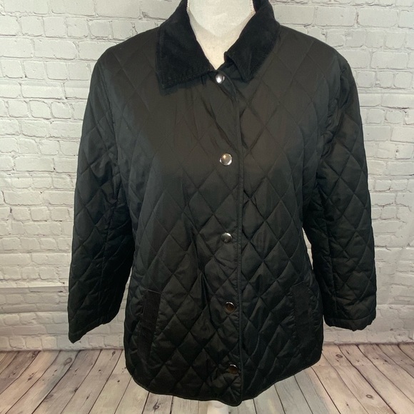 LAURA SCOTT Jacket Quilted Black-L - Picture 1 of 3